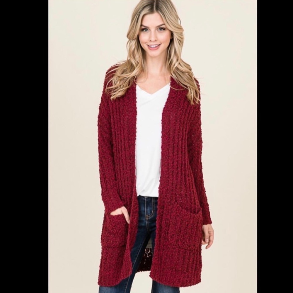 Popcorn cardigan